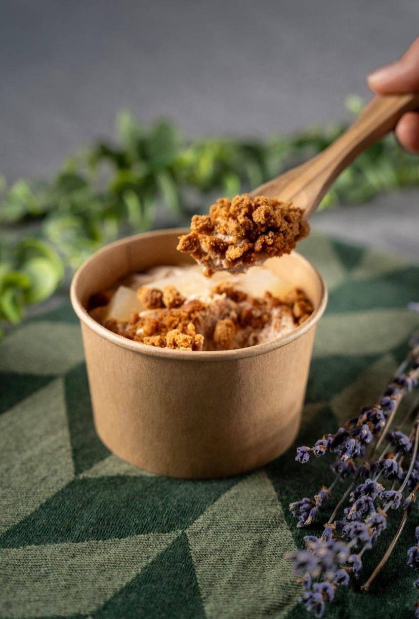 Mousse vanille spéculos poire